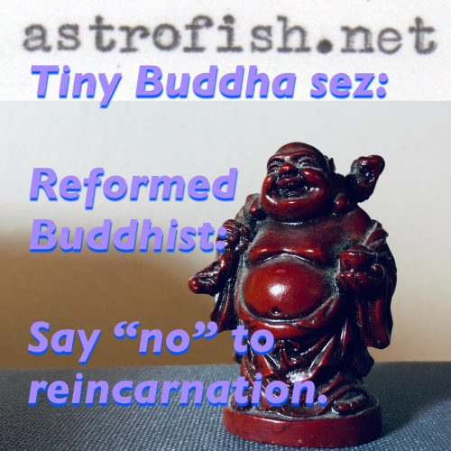 say no to reincarnation